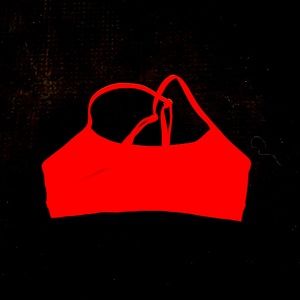 Alo cherry red airlift sports bra.